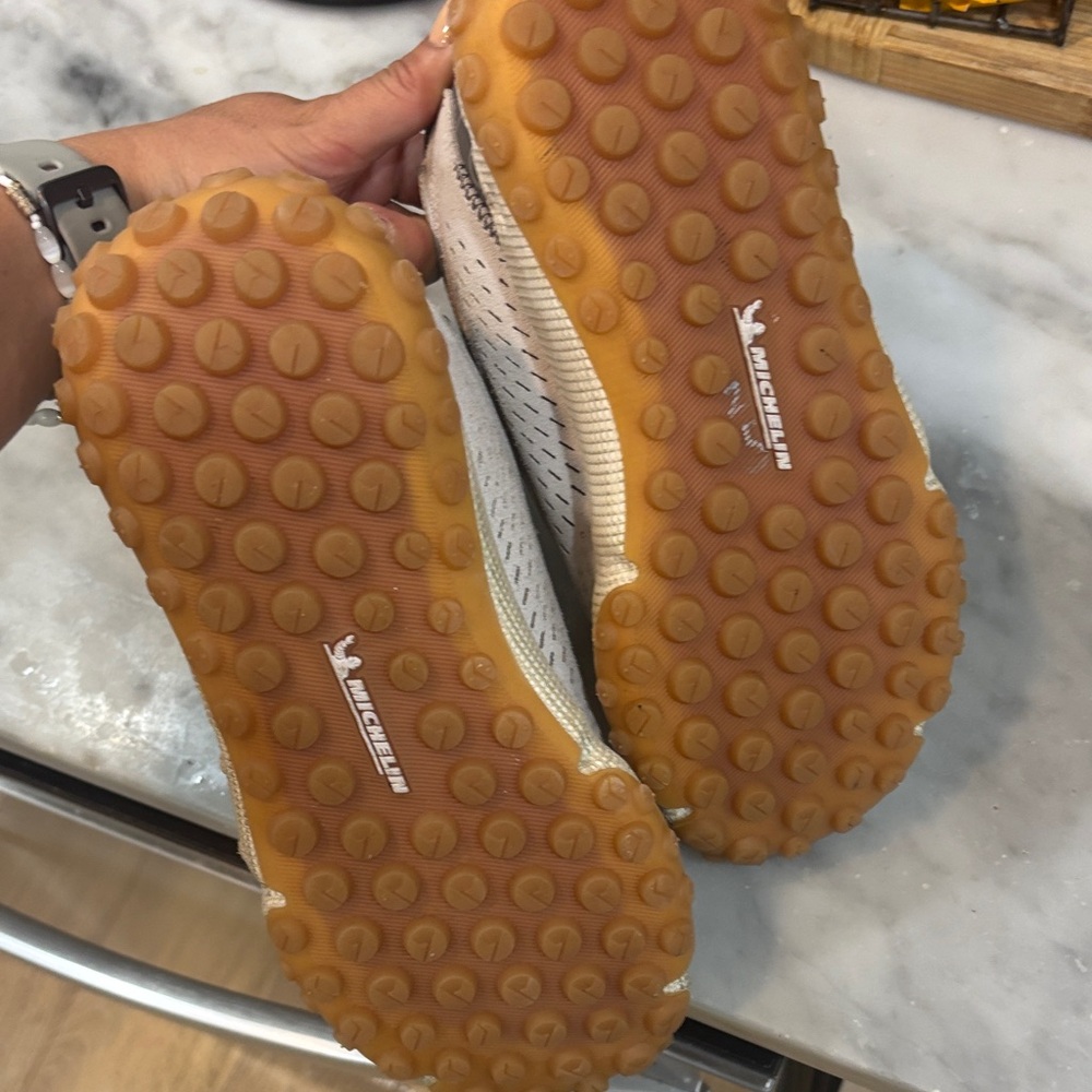Under Armour Kids' Cream and Brown Sneakers - Picture 3 of 4